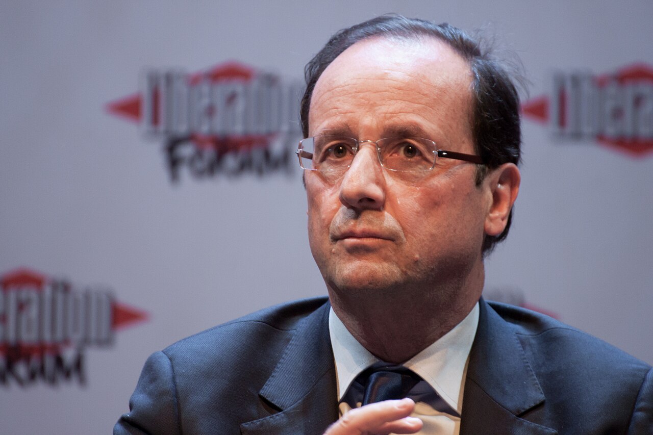François Hollande speaking during the 2012 French presidential campaign